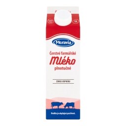 Moravia Čerstvé mléko plnotučné 3,6%