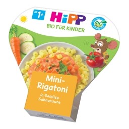 HiPP Bio Mini-Rigatoni se zeleninou ve smetaně