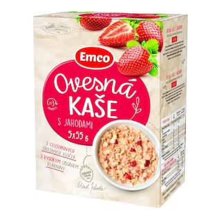 Emco Ovesná kaše s jahodami