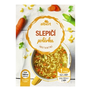Albert Polévka slepičí instantní