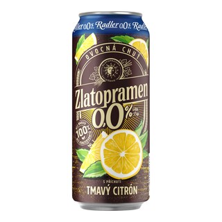 Zlatopramen Radler s příchutí tmavý citrón