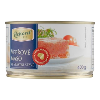 Rekord Vepřové maso ve vlastní šťávě