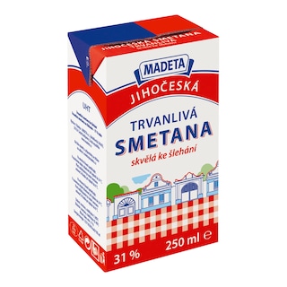 Madeta Trvanlivá smetana ke šlehání 31%