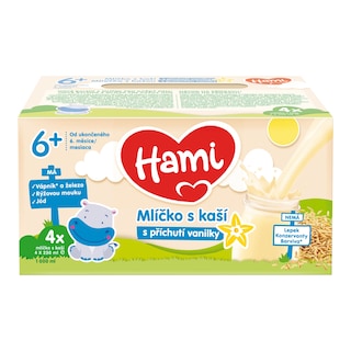 Hami Mlíčko s kaší vanilka
