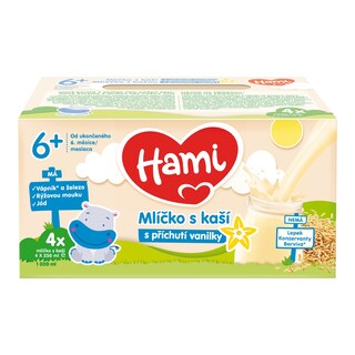Hami Mlíčko s kaší vanilka