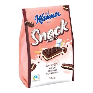 Manner Oplatky s mléčným a čokoládovým krémem