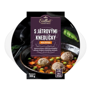 Albert Excellent Polévka s játrovými knedlíčky