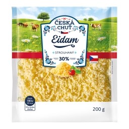 Česká chuť Eidam 30% strouhaný
