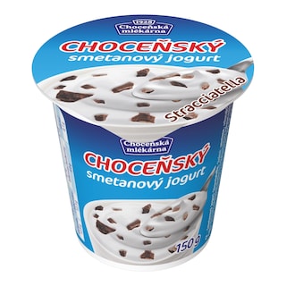 Choceňský smetanový jogurt stracciatella