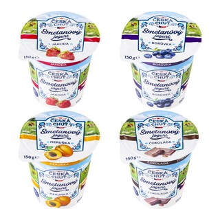 Česká chuť Jogurt smetanový ovocný mix