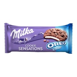 Milka Cookie Sensations Kakaové sušenky s náplní