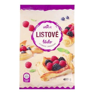 Albert listové těsto hluboce zmrazené