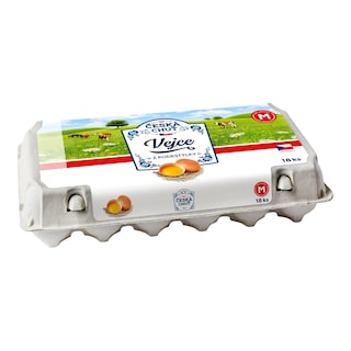 Česká chuť Vejce z podestýlky, velikost M