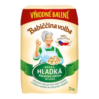 Babiččina Volba Mouka hladká pšeničná světlá 00