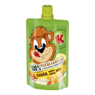Kubík Ovocná kapsička banán a jablko
