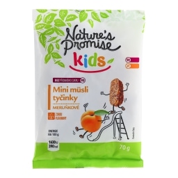 Nature's Promise Kids Müsli tyčinky meruňkové