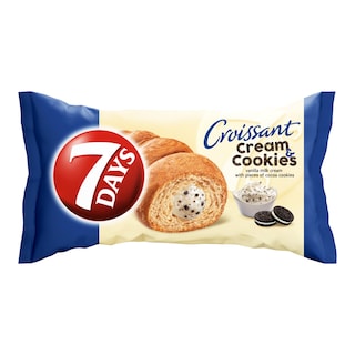 7Days Croissant náplň Cream & Cookies