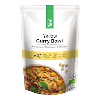 Auga Bio Miska se žlutým kari, houbami a cizrnou