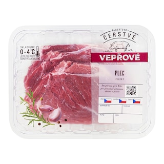 Vepřová plec bez kosti plátky