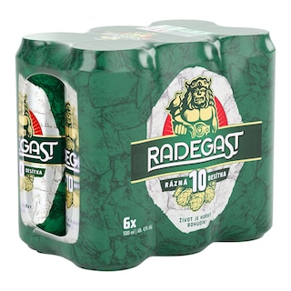 Radegast Rázná 10 světlé výčepní multipack