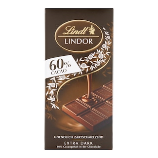 Lindt Lindor Hořká čokoláda s náplní 60%