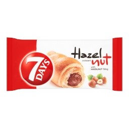 7Days Croissant lískooříšková náplň