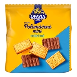 Opavia Zlaté Polomáčené Mini sušenky mléčné