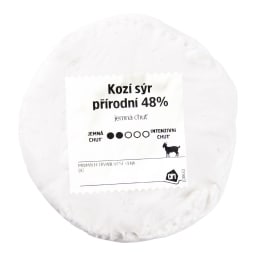 Kozí sýr přírodní 48% bloček