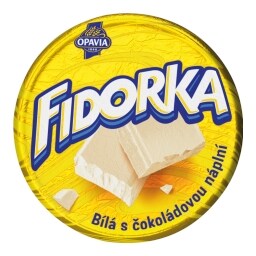 Opavia Fidorka v bílé čokoládě