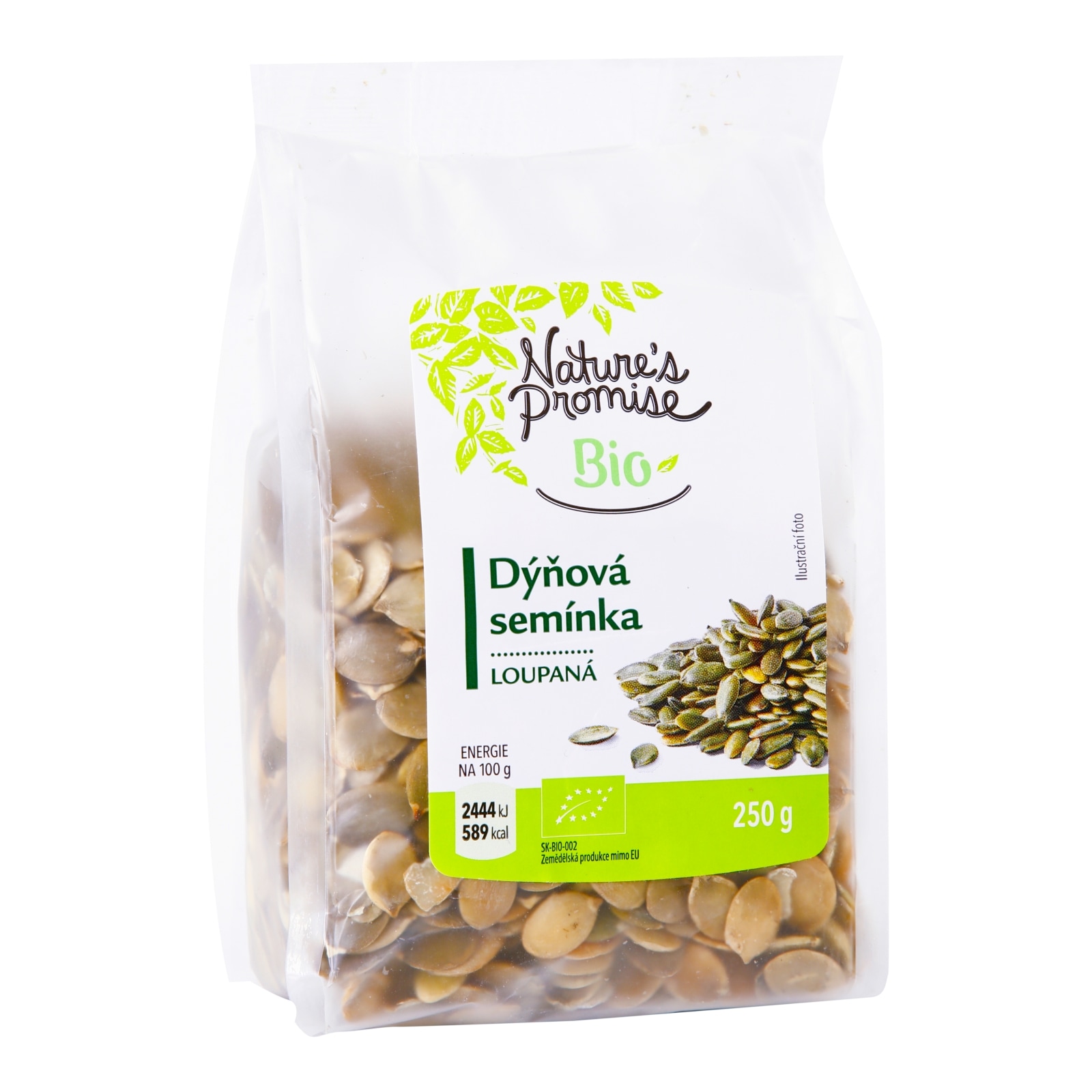 Nature's Promise Bio Dýňová semínka loupaná | 250 g | Albert