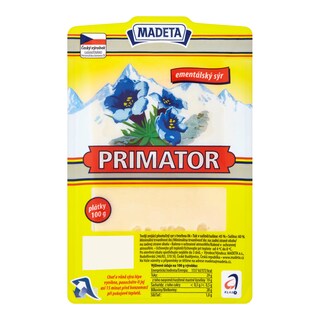 Madeta Primátor 45% plátky