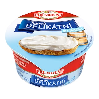 Président Delikátní tvaroh bez příchutě