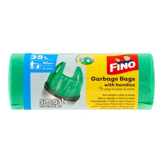 Fino Pytle na odpadky s uchy 35 l zelené