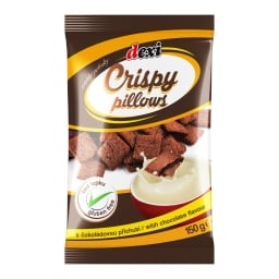 Crispy pillows Polštářky s čokoládovou příchutí