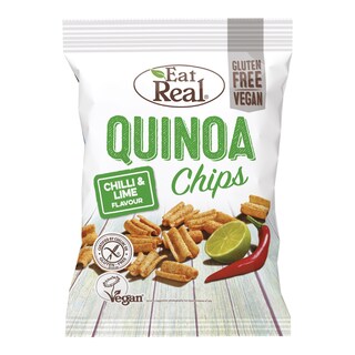 EatReal Quinoa chipsy chilli a limeta
