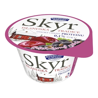 Bohušovická mlékárna Skyr třešeň a černý rybíz