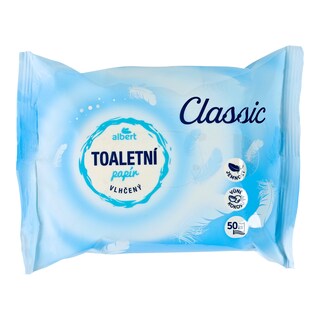 Albert Toaletní papír vlhčený kokosový