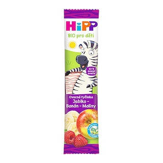 HiPP Bio Tyčinka ovocná banán, jablko a maliny