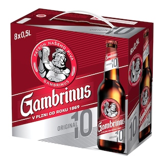 Gambrinus Originál 10° pivo výčepní světlé