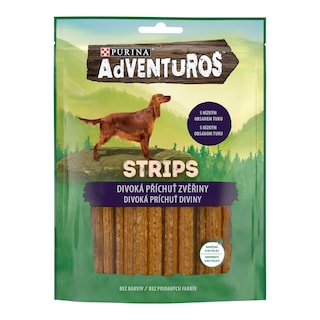 Adventuros Strips Pamlsky pro psy zvěřina