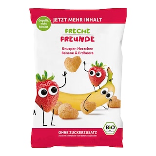 Freche Freunde Bio Křupky kukuřičné jahoda a banán