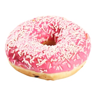 Donut s polevou, jahodová příchuť