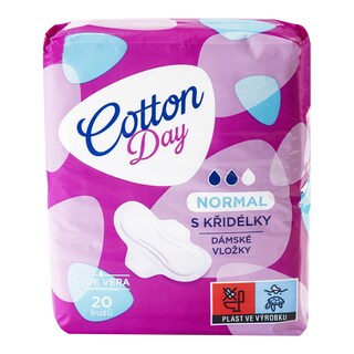 Cotton Day Dámské vložky s křidélky