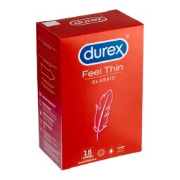Durex Feel Thin Classic Kondomy