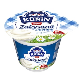 Mlékárna Kunín Zakysaná smetana 15%