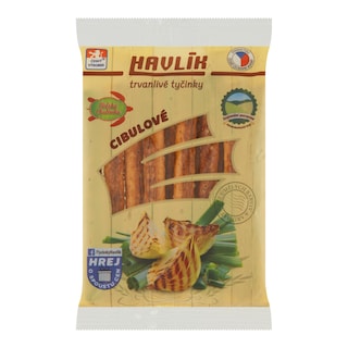 Tyčinky sýr-cibule  se sýrem a solí