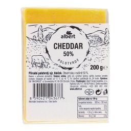 Albert Cheddar 50% bloček