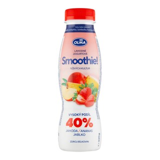 Olma Jogurtové smoothie jahoda, ananas, jablko