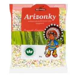 Kávoviny Arizonky ochucená pufovaná rýže