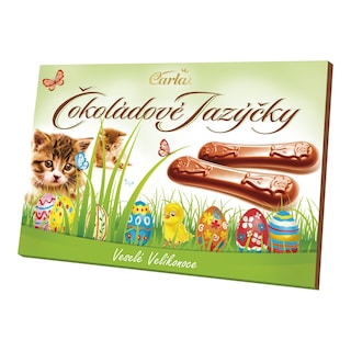 Carla Čokoládové jazýčky z mléčné čokolády